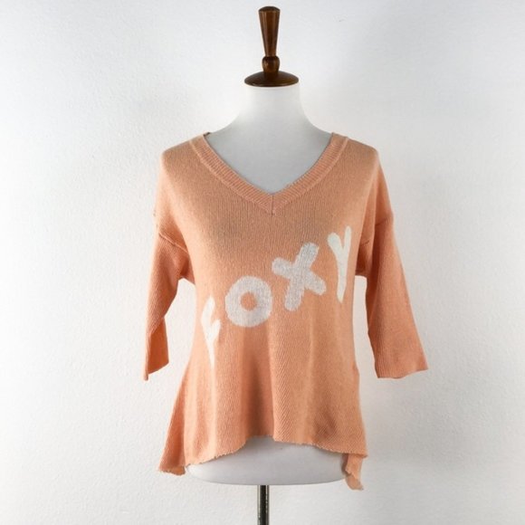 Wildfox Sweaters - Wildfox White Label Peach Foxy Graphic Sweater